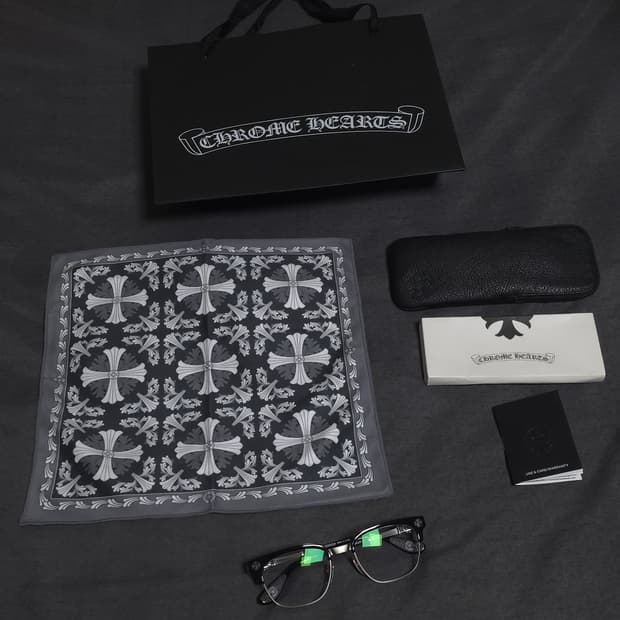 [OS] 크롬하츠 보넨노이슈어2 안경 실버 블랙