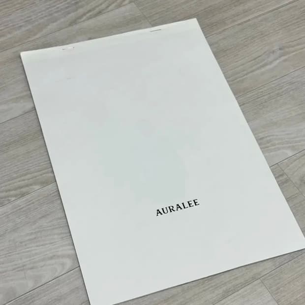 오라리 auralee 19ss 룩북 카탈로그