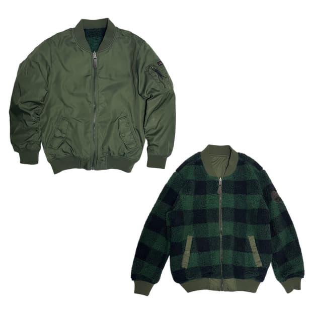 Jeep 지프 리버서블 뽀글이 ma1 항공점퍼