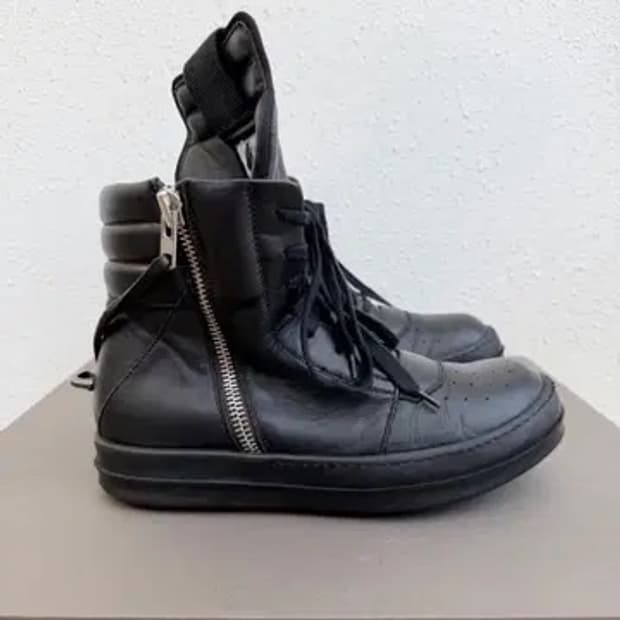 릭오웬스 지오바스켓 올블랙 구매 41~42size
