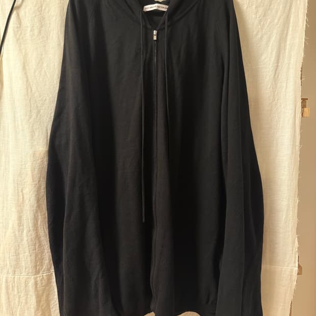 포스트아카이브 블랙 니트 후드