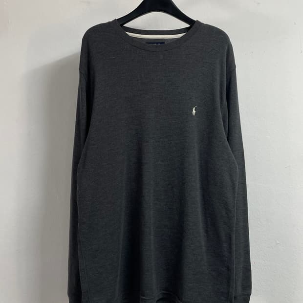 폴로 랄프로렌 그레이 와플 롱슬리브 긴팔티 (on.239) 