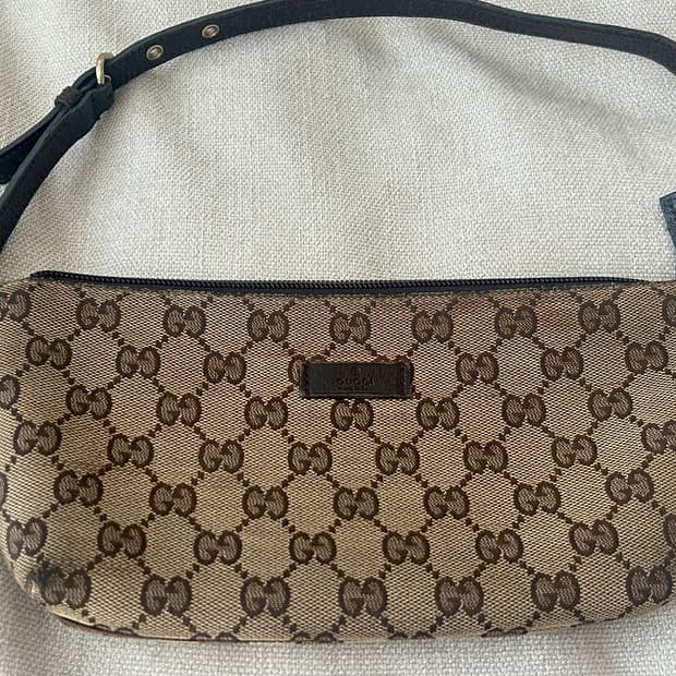 빈티지 구찌 GG 캔버스 미니 숄더백 