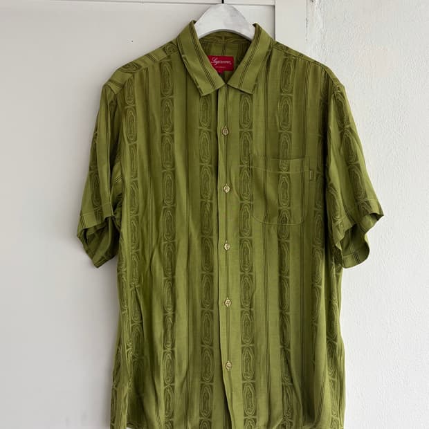 Supreme Guadalupe S/S Shirt L Green