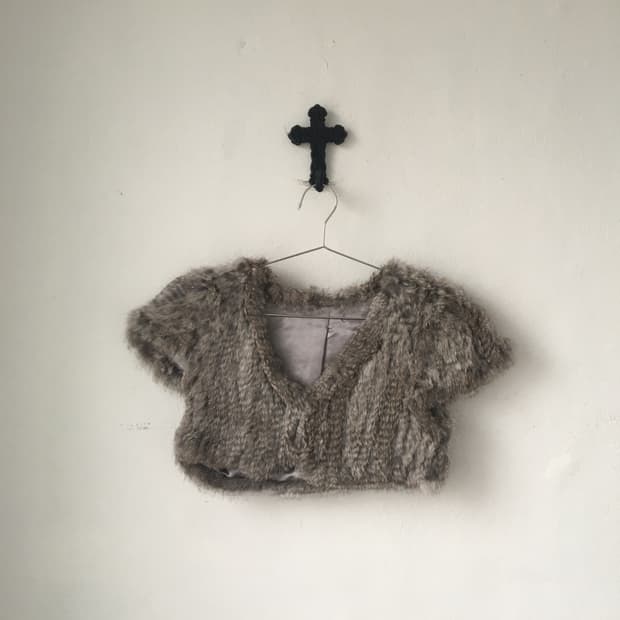 Rabbit fur bolero