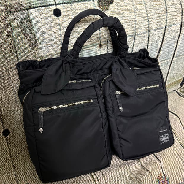 포터 토가 토트백 블랙