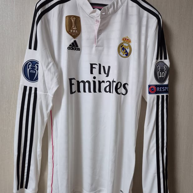 (정품) 아디다스 레알 마드리드 14 15 홈 호날두 긴팔 유니폼 100