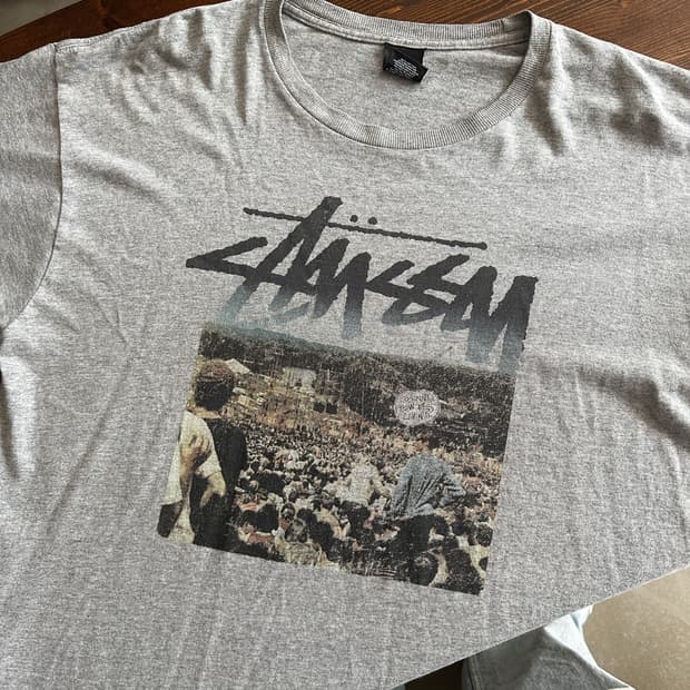 00s STUSSY 스투시 포토 그래픽 반팔 티셔츠