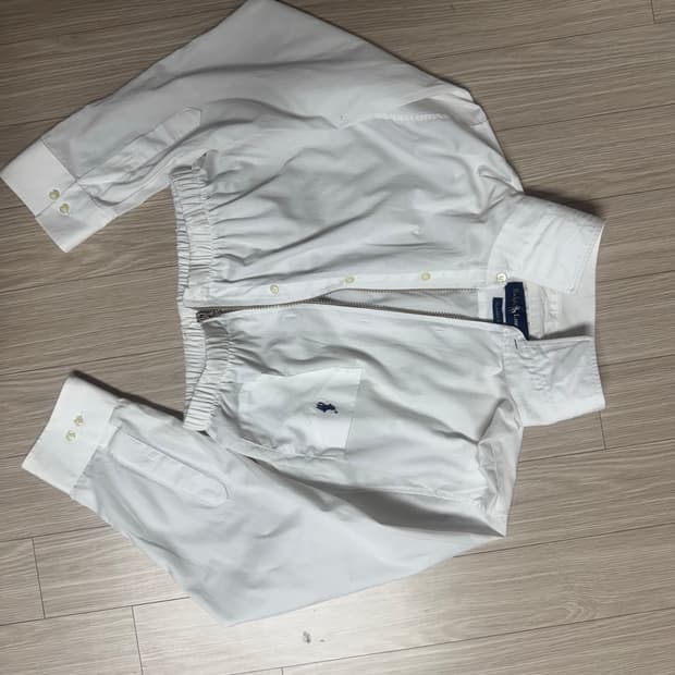 폴로 정품 빈티지 크롭셔츠