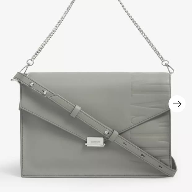 (새제품급) 올세인츠 Redchurch 체인숄더백 크로스 리얼가죽