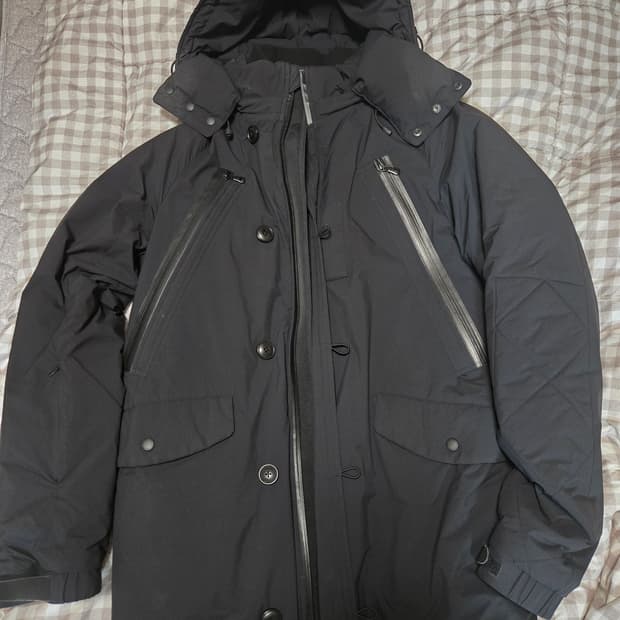 F/CE. NANGA 블랙 다운 자켓 L