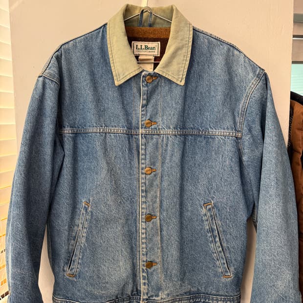 USA🇺🇸L.L.Bean 데님 블랭킷 라이닝 자켓 XL