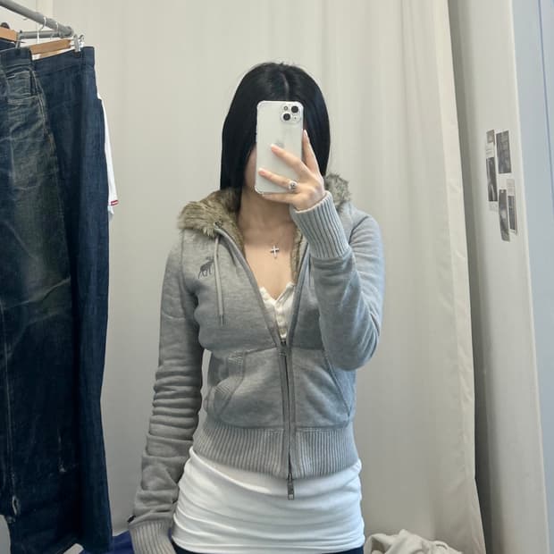 아베크롬비 울프죠 y2k 후드집업