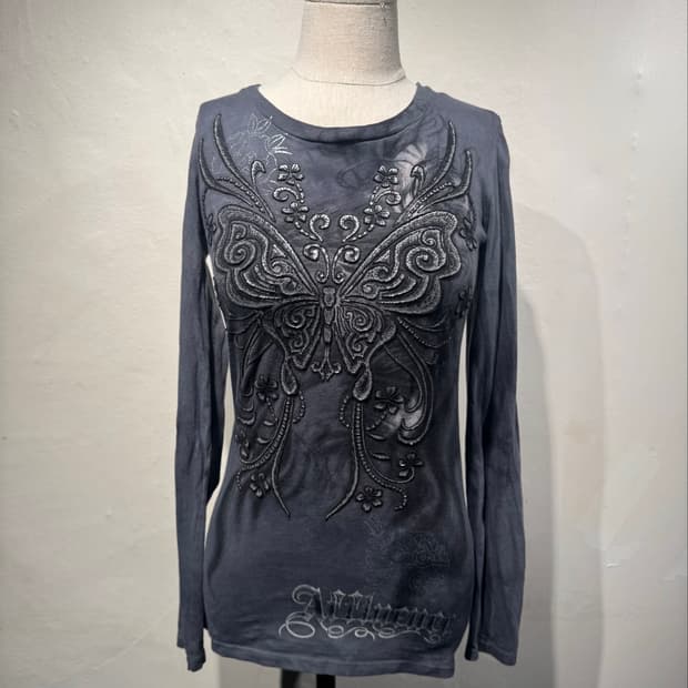 Gothic Butterfly Long Sleeve