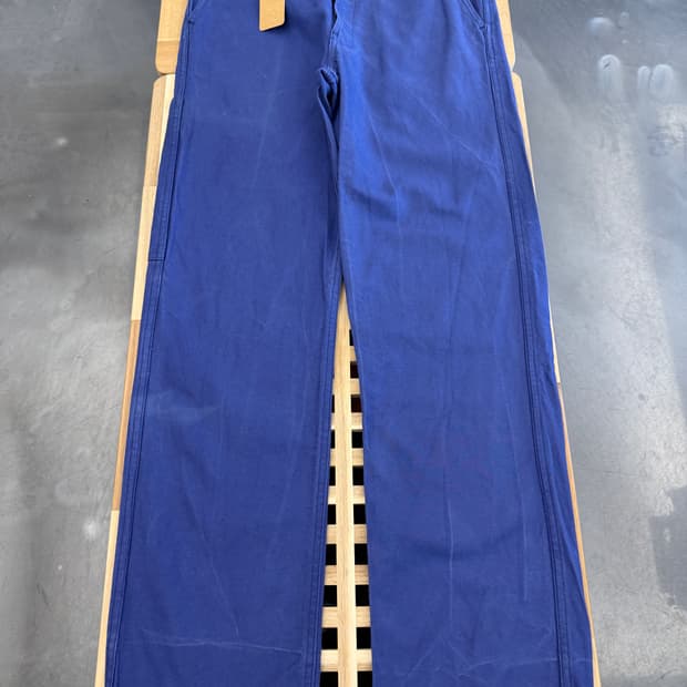 WASHED OLD VINTAGE PURPLE NAVY 프렌치워크팬츠