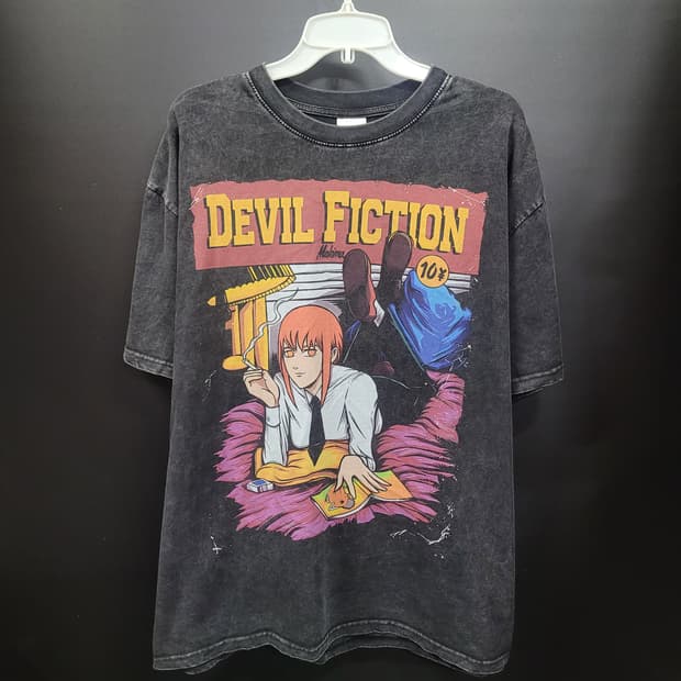 DEVIIL FICTION Makima 빈티지 셔츠