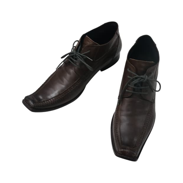 훕데두 스퀘어토 레더 부츠