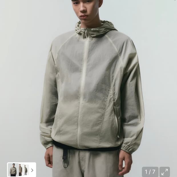 무신사스탠다드 시어 윈드브레이커 재킷
