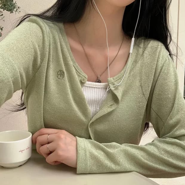 베이델리 비기닝 여름 크롭 가디건