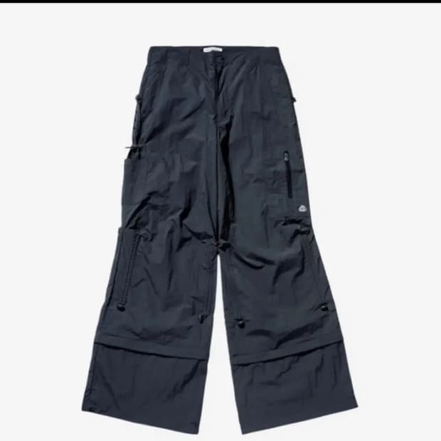 코이세이오 레이스 스트링 팬츠 그레이