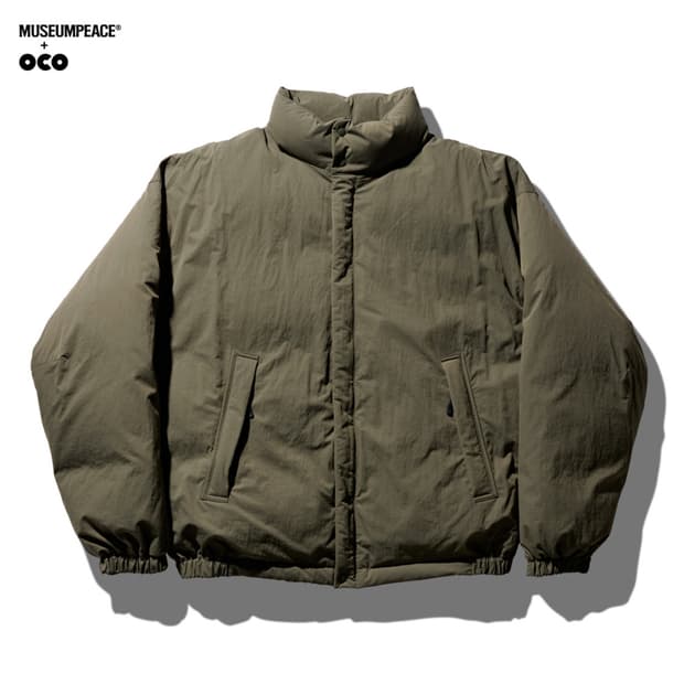 듀테로 뮤지엄피스 구스다운 패딩  올리브카키 L