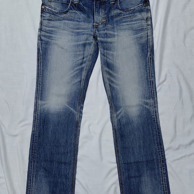 [L/32추천] 에드윈(EDWIN) 503 블루트립 커스텀 데님 팬츠