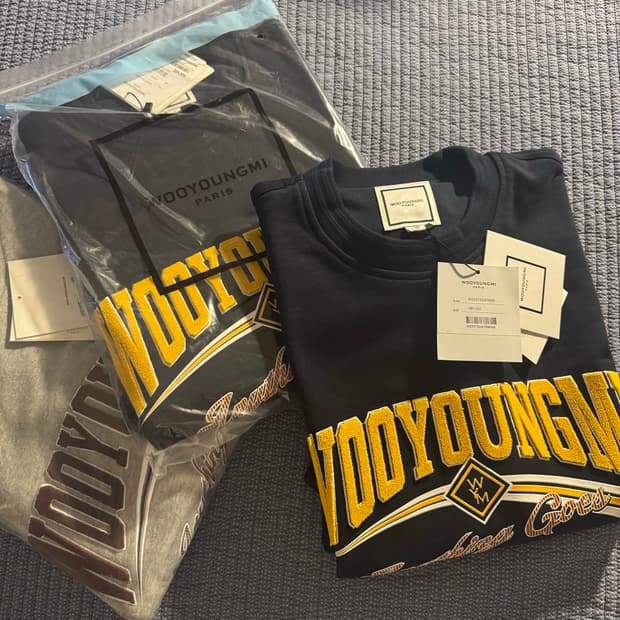 우영미 25fw 랜티큘러 맨투맨 