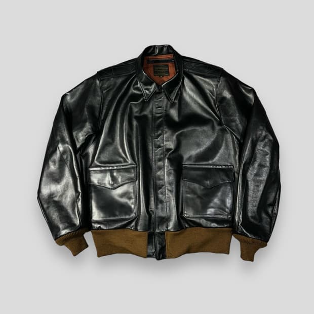 아카펠라 클로딩 a-2 블랙 스티어하이드 새상품