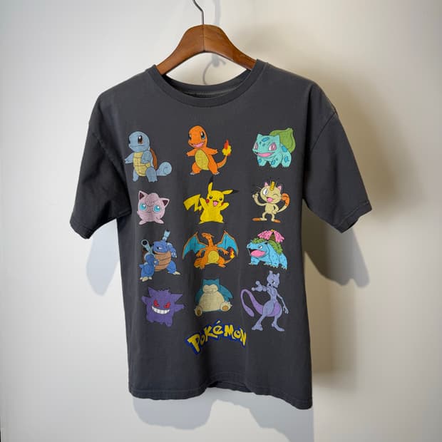 포켓몬 프린트 티셔츠 사이즈M