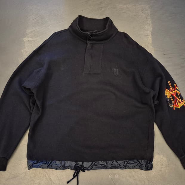 90s 지안프랑코 페레 쿼터짚업 스웻