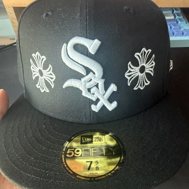 뉴에라 시카고 화이트삭스 크롬하츠 커스텀 7/58