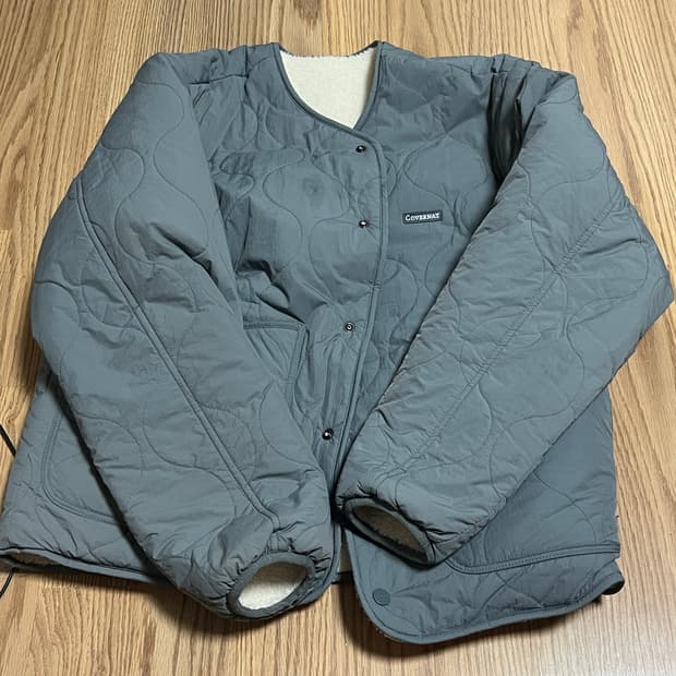 커버낫 양면 재킷 후리스 플리스 리버서블 퀄딩