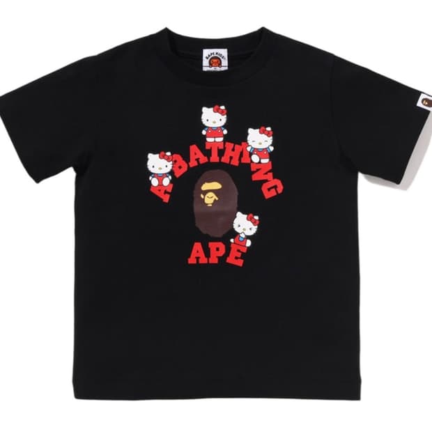 베이프 산리오 키티 블랙 키즈 130