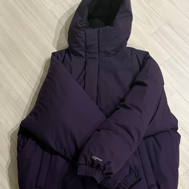 [1] 그라프페이퍼 퍼텍스 리버시블 후디드 다운 퍼플x블랙 1사이즈
