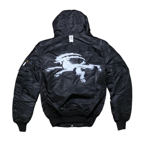 [XL]프로토타입스 x 알파인더스트리 FIXED 후드 봄버 자켓