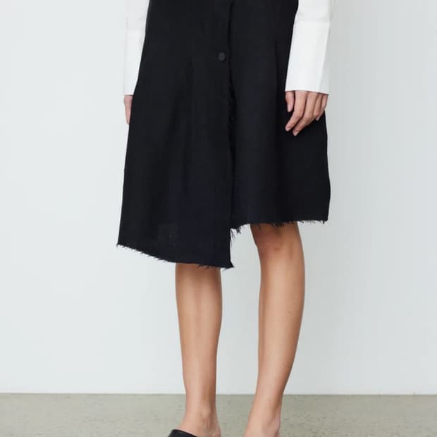 [구해요] 아워레가시 플리츠 랩 스커트