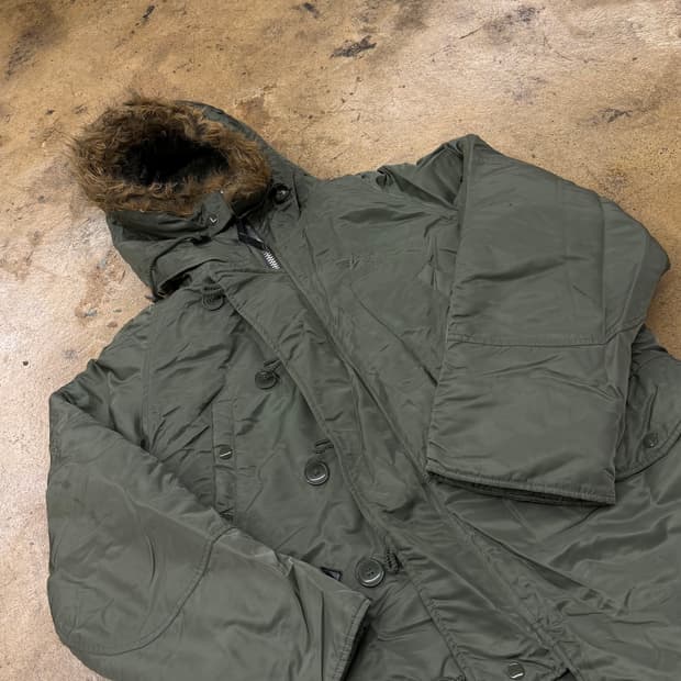 [정품/L] 알파인더스트리 N3B 항공 점퍼 카키 b19