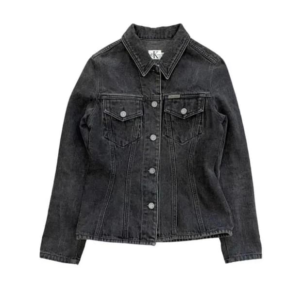 켈빈클라인 데님 청자켓 캘빈클라인