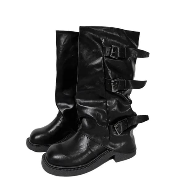 누브 쓰리버클 워커 부츠