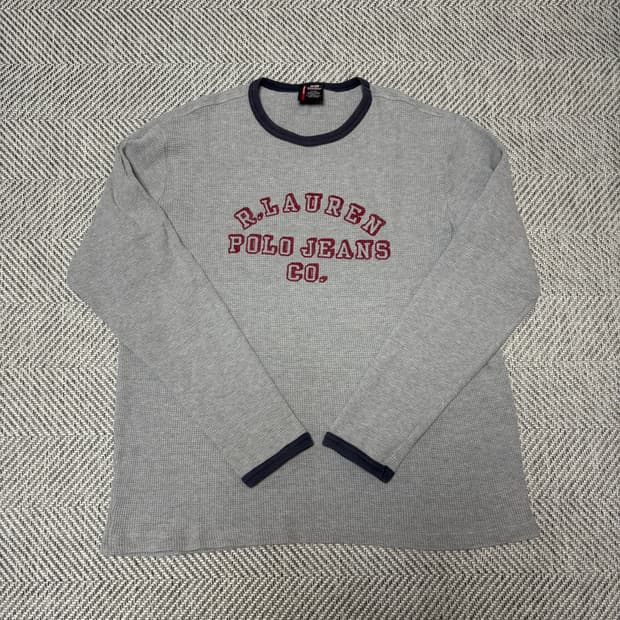 Vintage Polo Waffle Knit