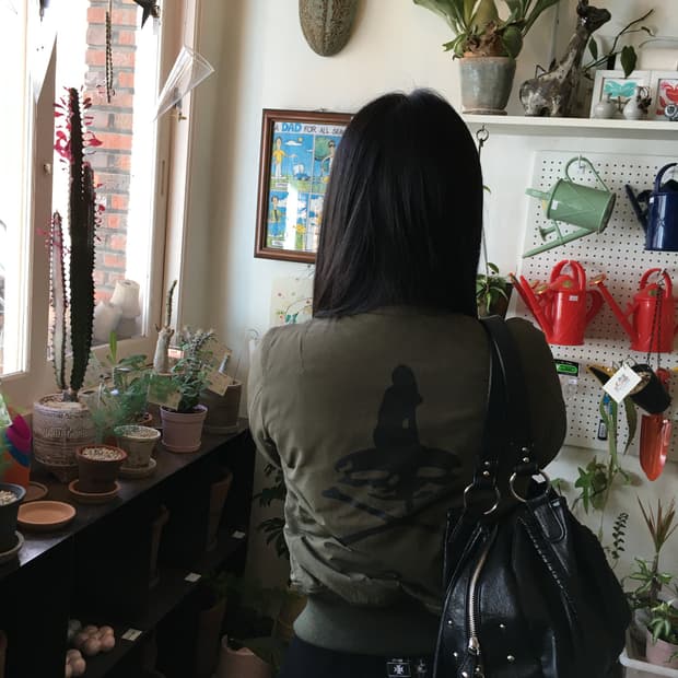 히스테릭글래머 MA-1 자켓