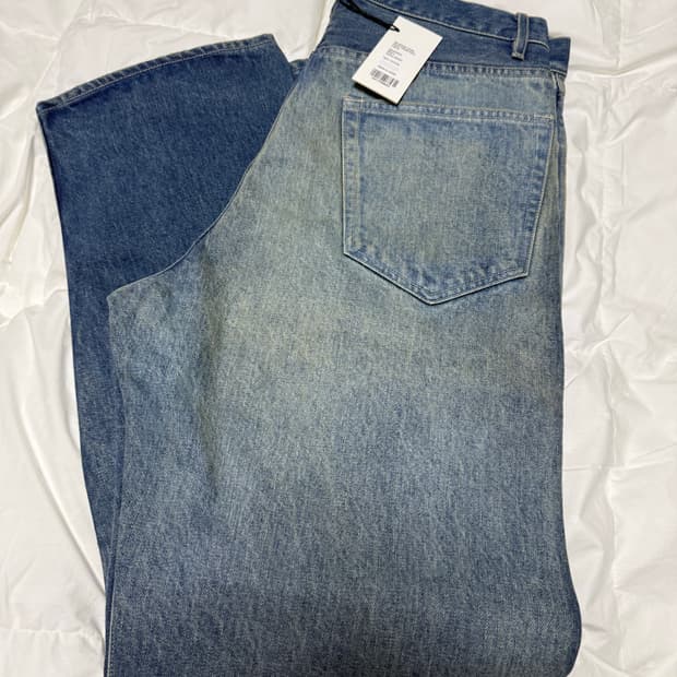 오라리 24FW 페이디드 헤비 셀비지 데님 3사이즈