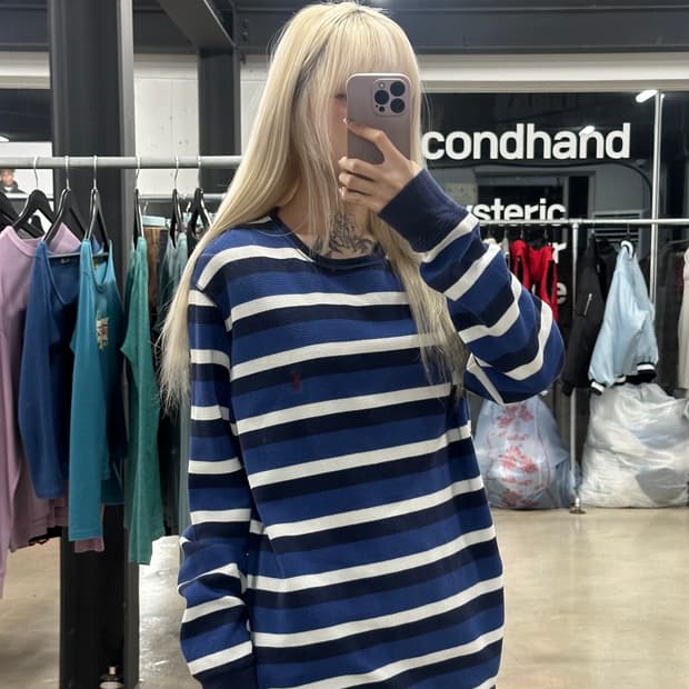 폴로 랄프로렌 스트라이프 롱슬리브