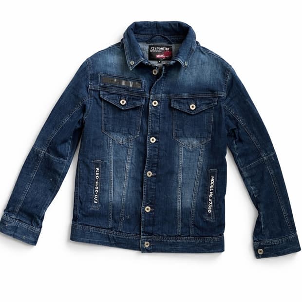 I’Z FRONTIER 워싱 데님 자켓 (워크웨어 무드)