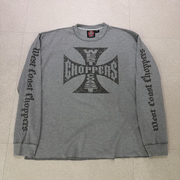 West coast choppers 그레이 와플 롱슬리브