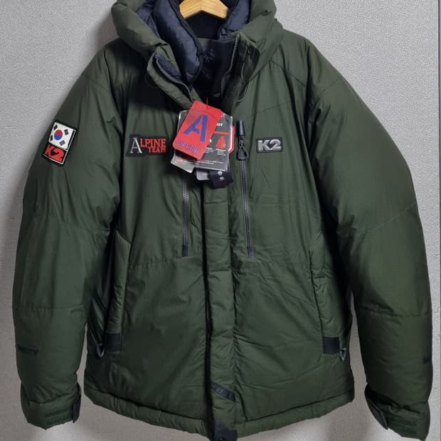 새상품) XXL (110) K2 800 카키 알파인 코볼트 대장 구스다운