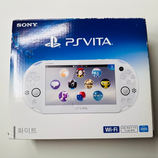 소니 PS VITA 플스비타 2세대 화이트 정발판 박스셋 판매 (닌텐도)