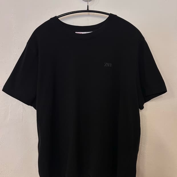 ZARA 자라 블랙 기본 반팔티 M