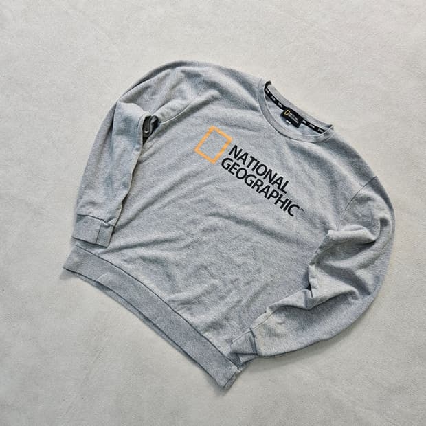 M 네셔널지오그래픽 그래픽 맨투맨 0319Y