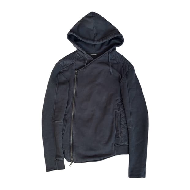 Asymmetric Biker Hoodie